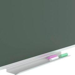 Доска магнитно-меловая Attache 2-х секционная без разлиновки