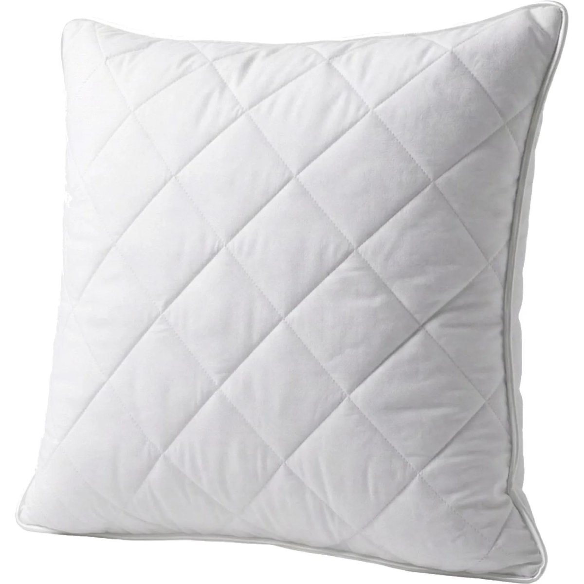 Подушка 70х70, стеган,(холлофайбер/микрофибра),кант, 850 г.,бел. , 2шт/уп