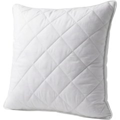 Подушка 70х70, стеган,(холлофайбер/микрофибра),кант, 850 г.,бел. , 2шт/уп