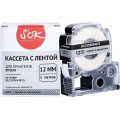 Картридж S'OK C53S654015 (LK4TBW) цв.лент:проз,шрифт черн.12мм/8м пов.клей