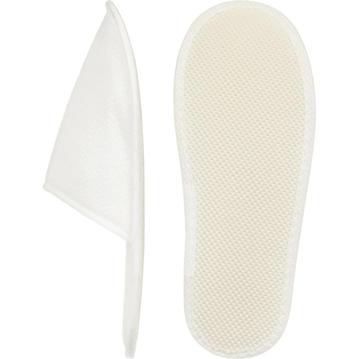 Тапочки одноразовые флис(упрощённый) эва 4 мм, закрытый мыс,160 пар