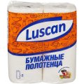 Полотенца бумажные LUSCAN 2-сл.,с тиснением, 2рул./уп.