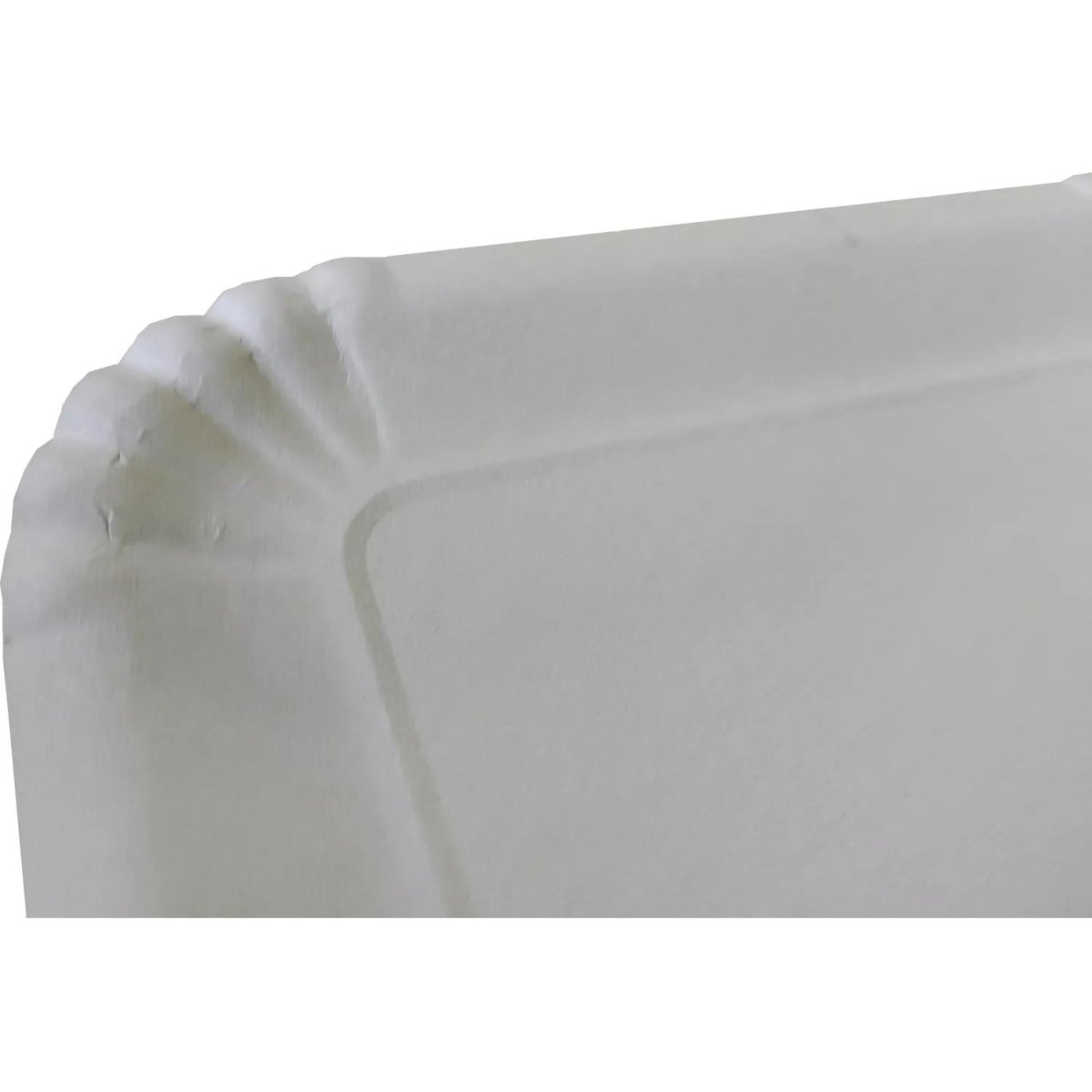 Тарелка одноразовая прямоуг. 13х20см, белая с ламинацией 1500шт/кор