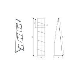 Буклетница напольная Attace Сеть 4карман А4 складная для печатной продукции