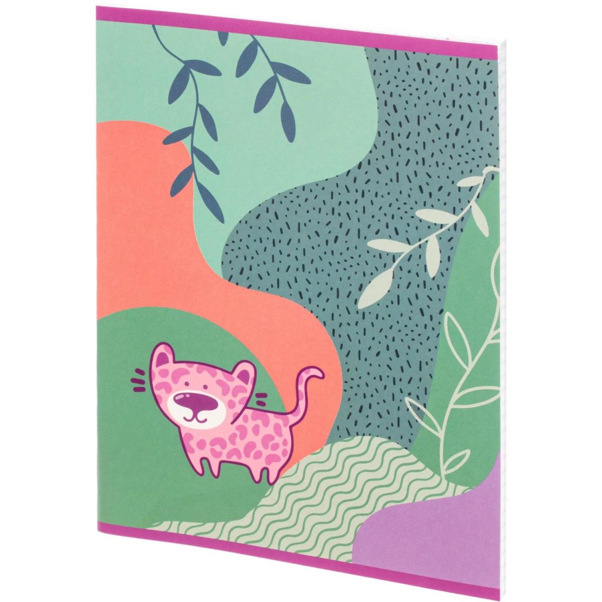 Тетрадь общая А5 48л с полями, клетка, микс в ассортименте, 40шт/уп