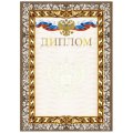 Диплом А4 с гербом арт.КЖ-1624 10шт в упаковке