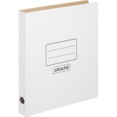 Скоросшиватель картон. 30мм белый 5шт/уп