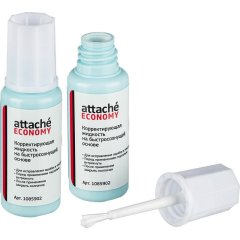 Корректирующая жидкость 12г Attache Economy быстросохнущая основа кисточка