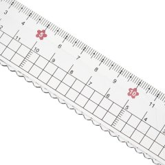 Набор чертежный M&G Sakura Rain (линейка, транспортир, 2 треугольника)