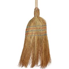 Метла плоская сорго с черенком (ширина рабочей части 28 см)