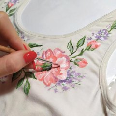 Краски по ткани 6 цв. в блок-таре, 5 мл 32С 2146-08 набор