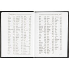 Ежедневник недатированный ,бумвинил,черный,А6,105х140мм,128л