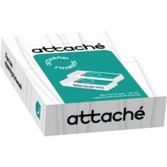 Ластик Attache прямоуг. 40х19х10 мм, термопласт.каучук, белый