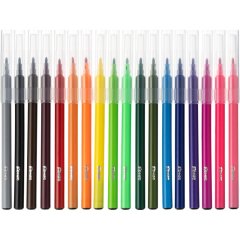 Фломастеры Комус Класс Максики 18 цветов, КЛАССИЧЕСКИЕ, ПВХ-упаковка