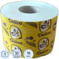 Бумага туалетная Delica Макси 1 слой 70 метров на втулке 16 рул/уп