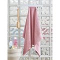 Полотенце махровое банное бордюр Жаккард 70х120 см ,500 г/м2, Пепел розы