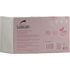 Салфетки косметические в пленке LUSCAN 2сл. 200 листов