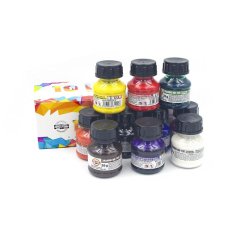 Тушь акриловая плакатная KOH-I-NOOR флакон 20г х 10цв/наб,карт 01417S1001KK