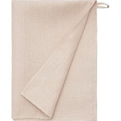 Полотенце кухонное 50х70 см (набор 2 шт.) ваф. 100% лен, бежевый