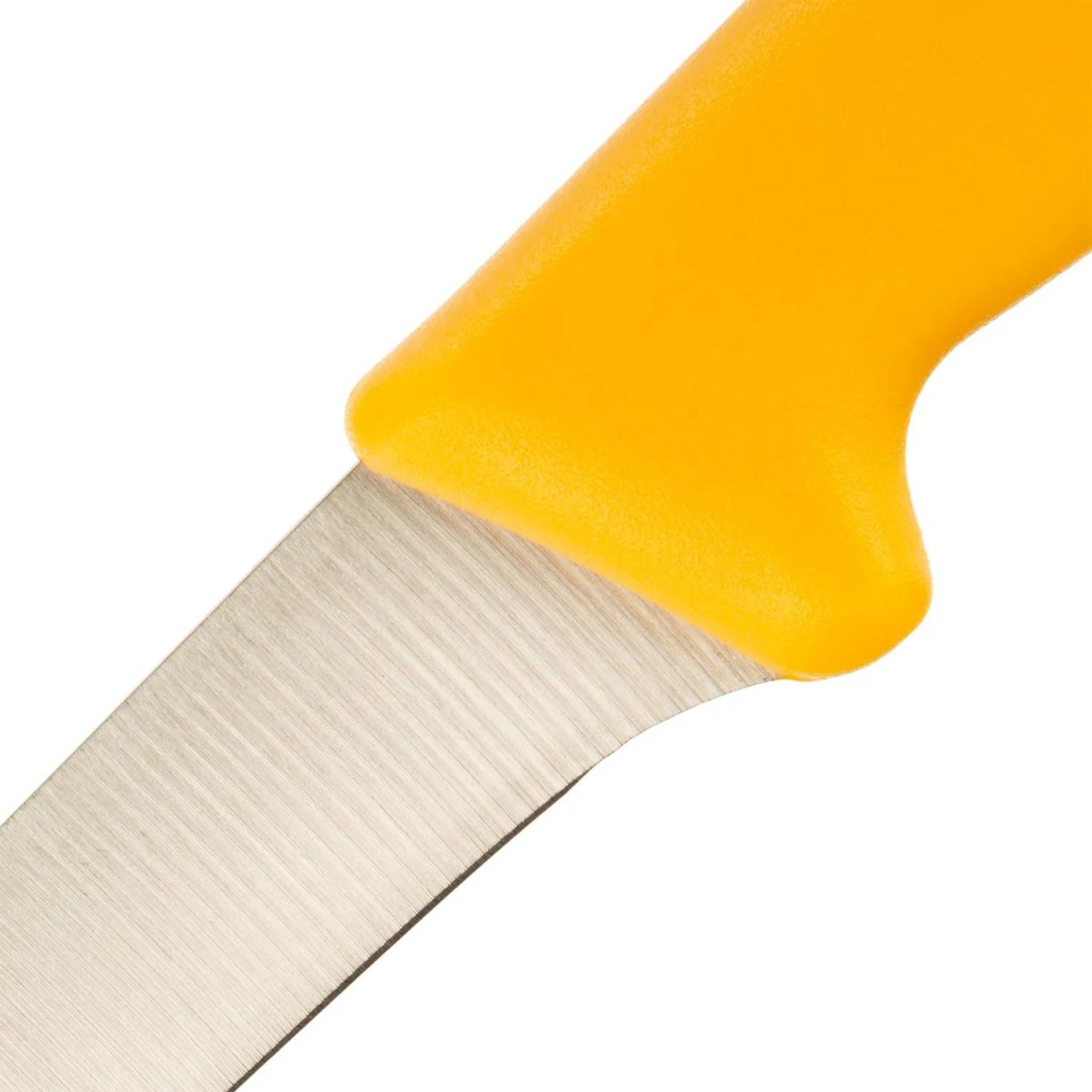 Нож разделочный  лез 150 мм  толщ 2 мм  3Cr13  жел пластиковая ручка