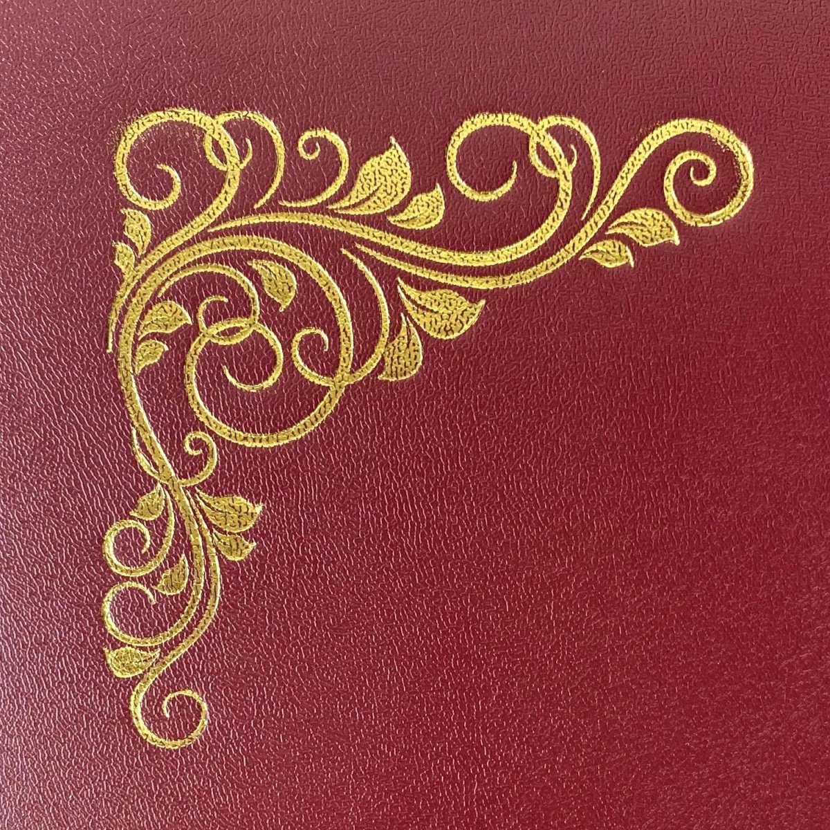 Папка Адресная б/в бордо 15А003 С Юбилеем /10/ 15А003_б