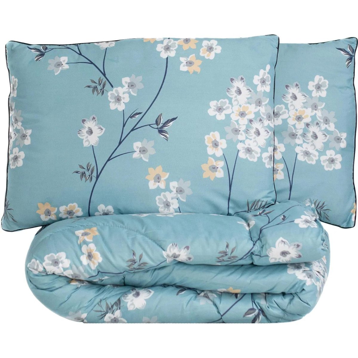 Набор спальный подарочный Бегония 2сп.(одеяло, подушки) ватин, полиэстер