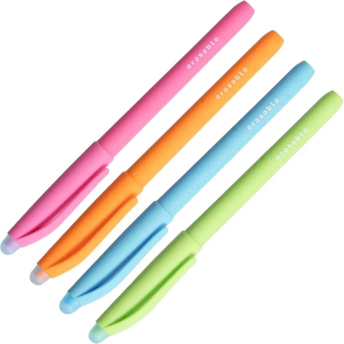 Ручка гелевая пиши-стирай Deli, EG163-BL, игольч.нак,0.5мм,софт-тач,син,асс