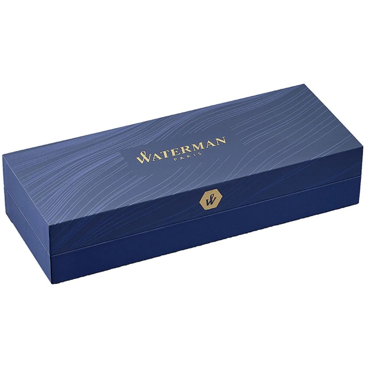 Ручка шариковая WATERMAN HEMISPHERE  черн лак с позол,лин.сред,син S0920670