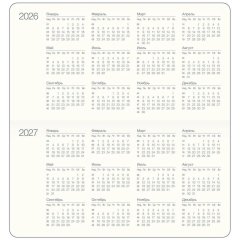 Еженедельник датированный 2026 IF 16х9см 64л, мягк Success I1835/light-blue