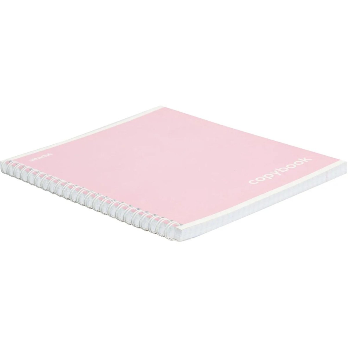 Тетрадь общая А5 80л Attache Акварель гребень картон розовый