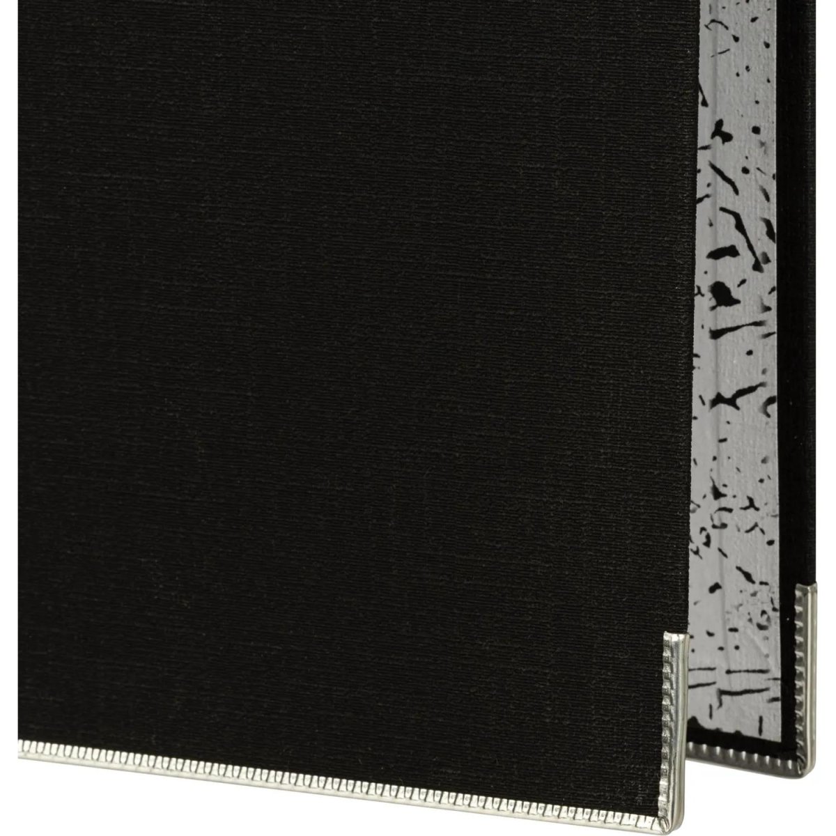 Папка-регистратор 75мм Attache А4, черная РР/бумага, мет уголок