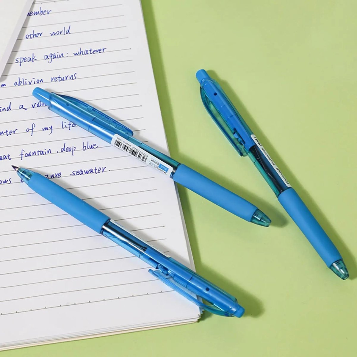 Ручка шариковая автомат. Deli ROBALL EQ115-BL,пул.нак 0,5,кругл.тонир,син