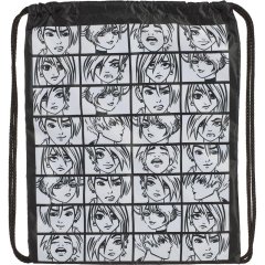 Мешок для обуви Аниме Комикс, 1 ручка,светоотр,51х41