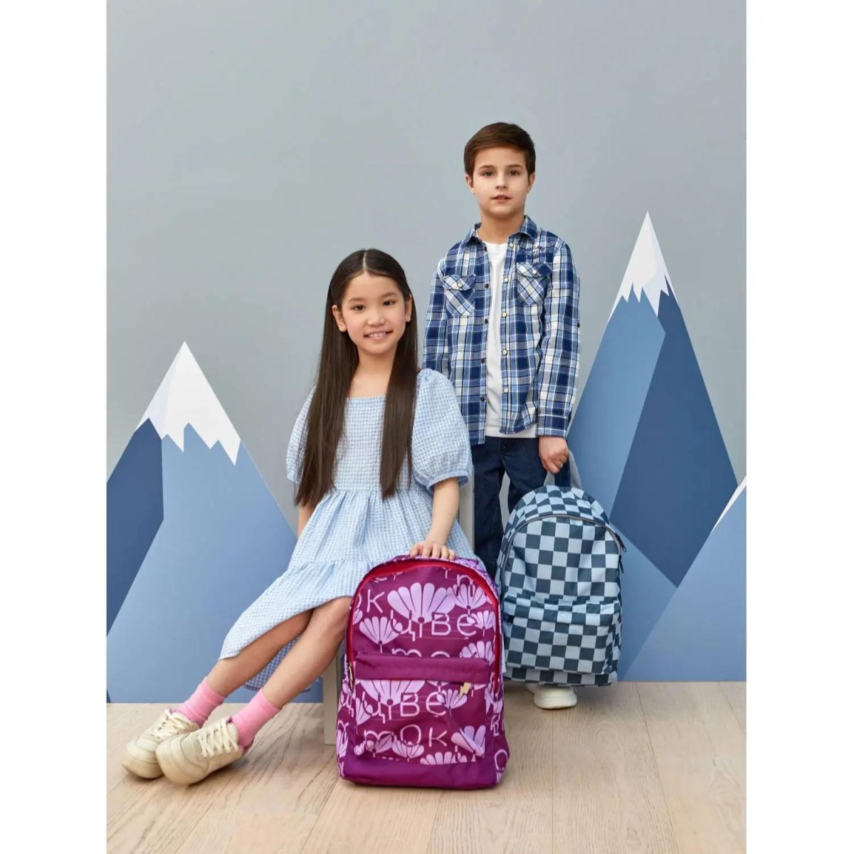 Рюкзак школьный Комус Класс  Light Шахматка,, 1 отд