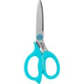 Ножницы детские Deli Explora E77755-BLUE 135мм, сталь, ассимм ручки,голубой