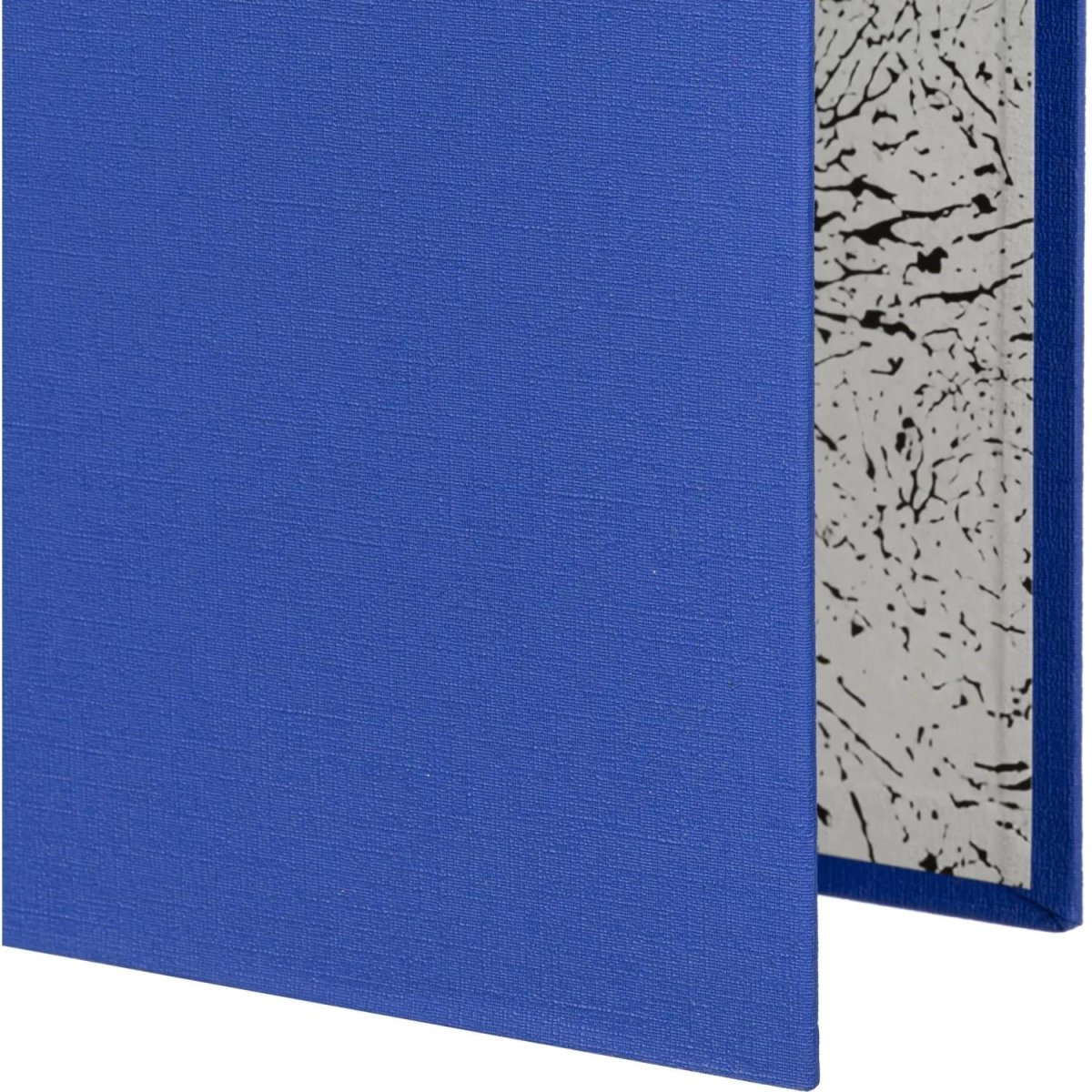 Папка-регистратор 75мм Attache А4, синияя РР/бумага, без мет. уголка