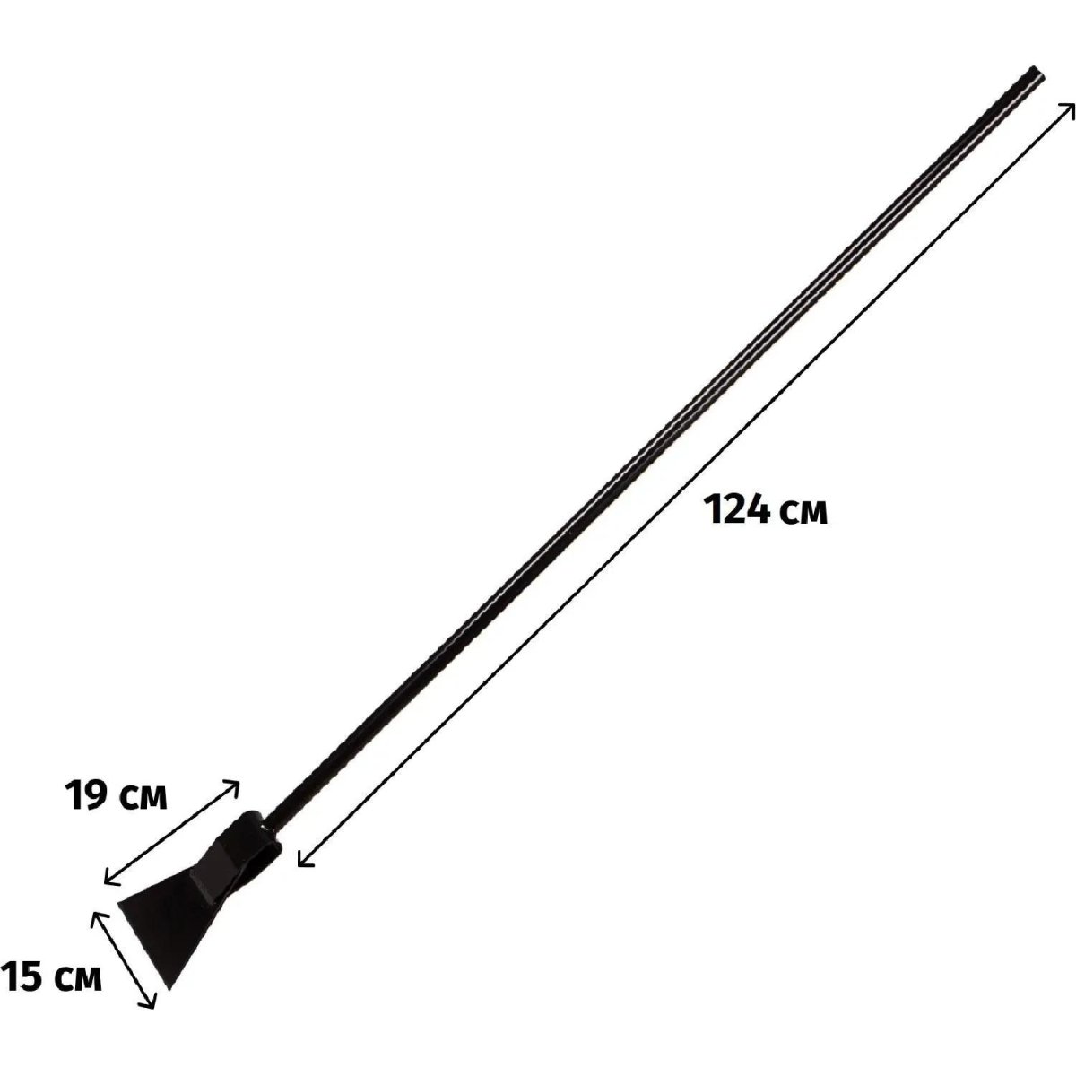 Ледоруб-топор Сибртех (15x143см) 61519 металлический черенок 1.4 кг