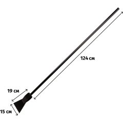 Ледоруб-топор Сибртех (15x143см) 61519 металлический черенок 1.4 кг