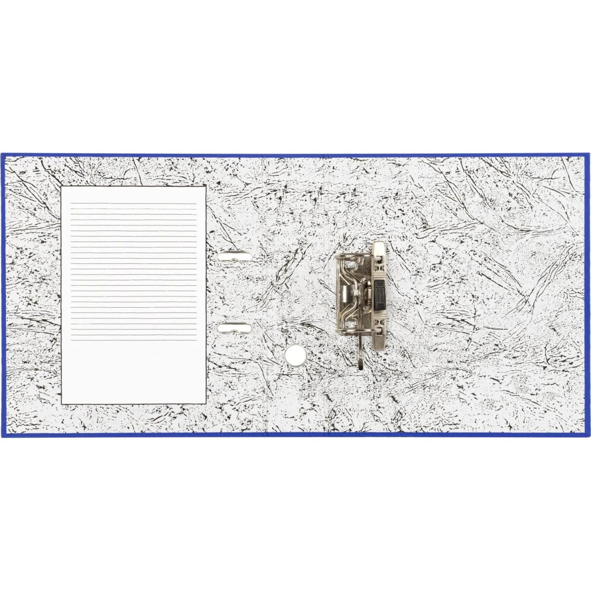 Папка-регистратор 75мм Attache А4, синияя РР/бумага, без мет. уголка