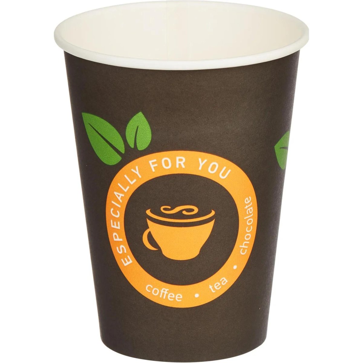 Стакан одноразовый бум 1-сл. 350 мл d-90мм Кофе с собой (MIX) 50шт/уп