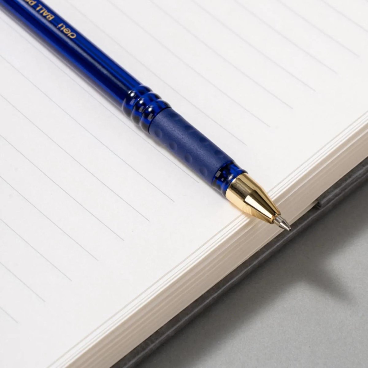 Ручка шариковая неавтомат. Deli EQ90,пулевидн.нак,0.7мм,пониж.вязк,син