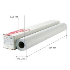Бумага широкоформатная ProMEGA engineer Bright white 120г 914ммх30м 50,8мм