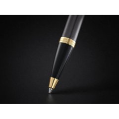 Ручка шариковая Parker IM Grey GT 1мм,кнопочная,синий,подарочн.кор, 2214613