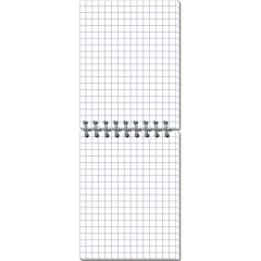 Блокнот на спирали А7 40л.  БИЗНЕС ATTACHE 14с153 клет.
