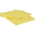 Тряпка для пола из микрофибры универсальная 220г/м2 50х80см желтая