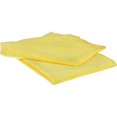 Тряпка для пола из микрофибры универсальная 220г/м2 50х80см желтая