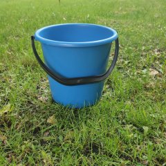 Ведро 10 л хозяйственное пластиковое синее