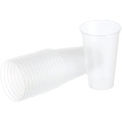 Стакан одноразовый Bubble Cup 650мл матовый/прозр., 200шт/кор (1022П)