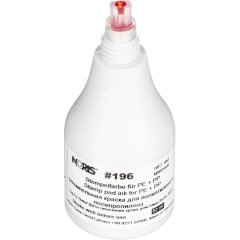 Краска штемпельная спец. 196Ск, красная. для п/п, п/э , 50мл Германия