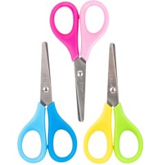 Ножницы Deli ED60100 Neon детские 115мм сталь ассорти